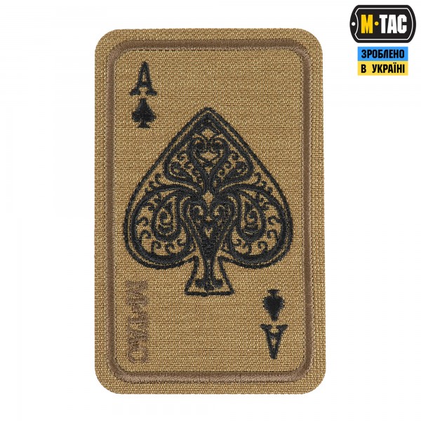 M-Tac нашивка Ace of Spades (вишивка) Coyote - 51324005