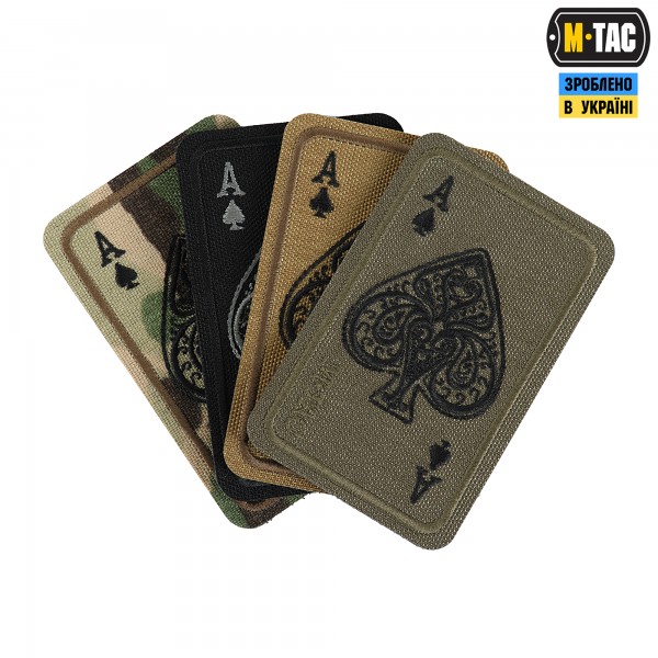 M-Tac нашивка Ace of Spades (вишивка) Ranger Green - 51324023