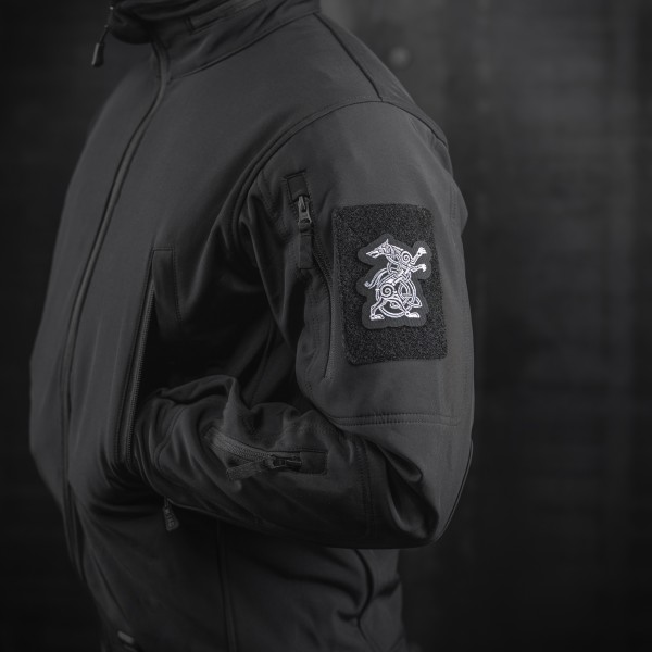 M-Tac нашивка Wolf (вышивка) Black - 51327002