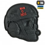 M-Tac нашивка War is Hell 3D PVC Black