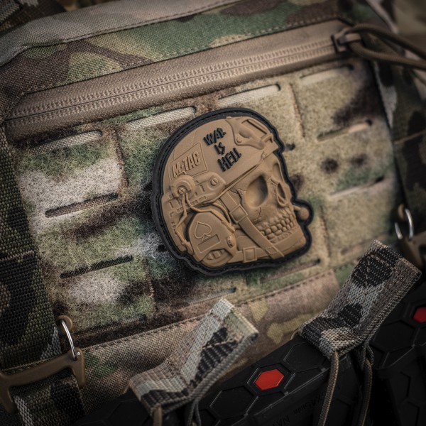 M-Tac нашивка War is Hell 3D PVC Coyote - 51328005