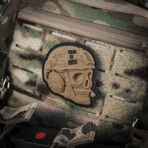 M-Tac нашивка War is Hell 3D PVC Coyote - 51328005