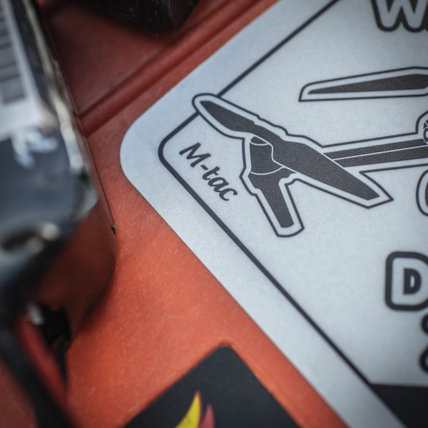 M-Tac наклейка Drones Zone світловідбиваюча Large Black - 51329002-L