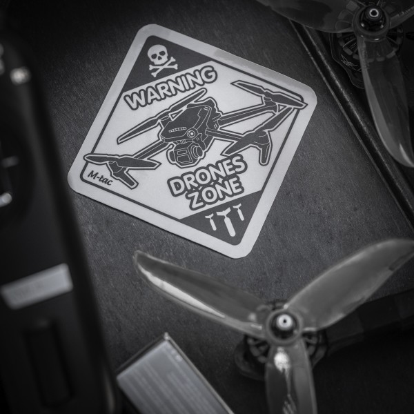 M-Tac наклейка Drones Zone Black - 51329002-S M-Tac наклейка Drones Zone Black - 51329002-S