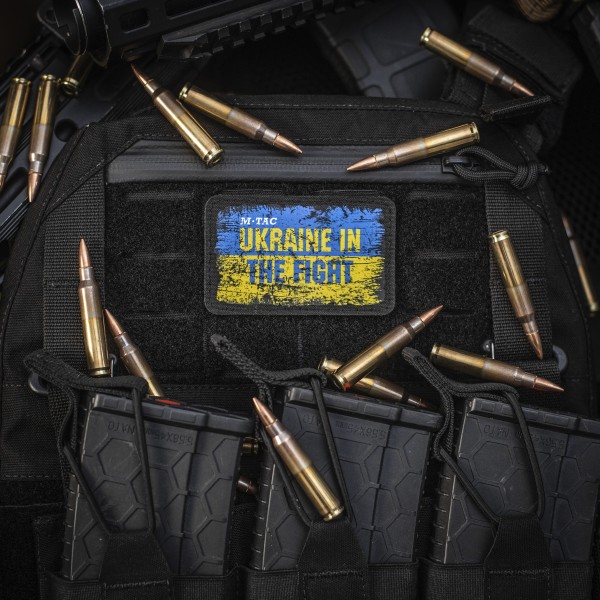 M-Tac нашивка Ukraine in the Fight (80х50 мм) - 51331000 M-Tac нашивка Ukraine in the Fight (80х50 мм) - 51331000