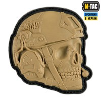M-Tac нашивка Operator 3D PVC Coyote