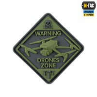 M-Tac нашивка  Drone Zone PVC Olive