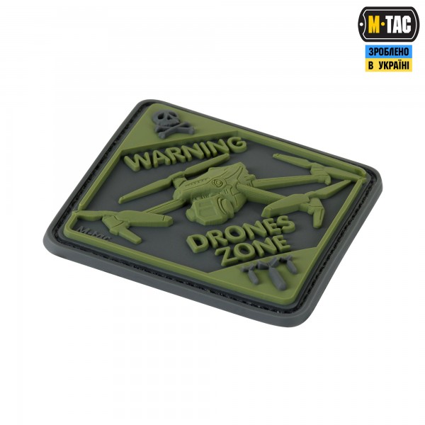 M-Tac нашивка Drone Zone PVC Olive - 51346001