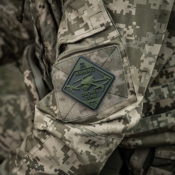 M-Tac нашивка Drone Zone PVC Olive - 51346001