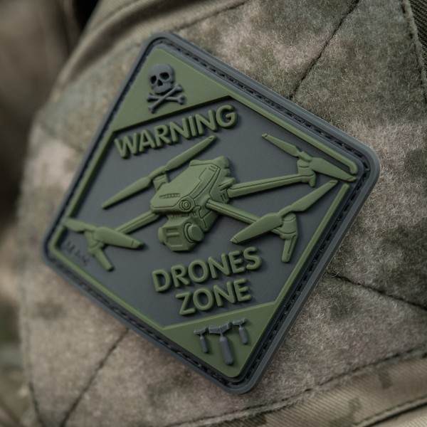 M-Tac нашивка Drone Zone PVC Olive - 51346001