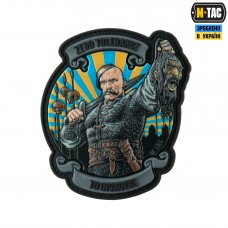 M-Tac нашивка Zero Tolerance PVC Grey