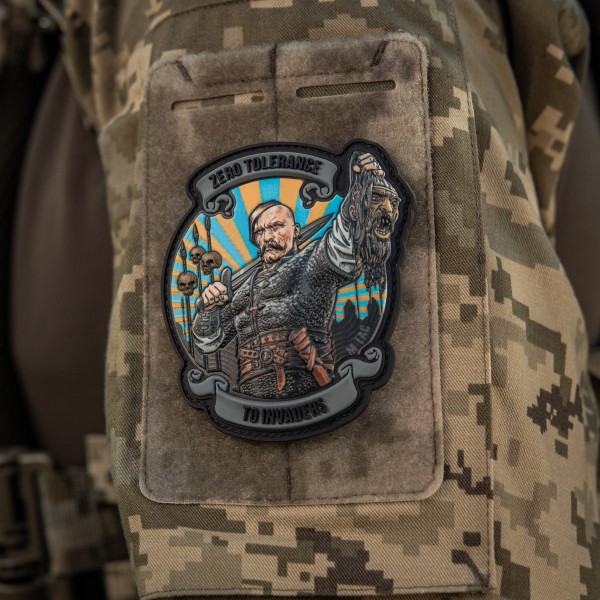 M-Tac нашивка Zero Tolerance PVC Grey - 51348042