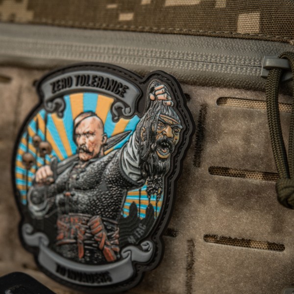 M-Tac нашивка Zero Tolerance PVC Grey - 51348042