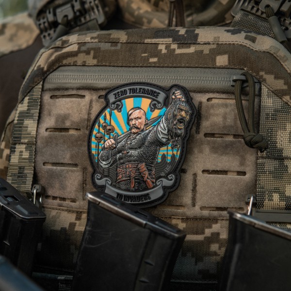 M-Tac нашивка Zero Tolerance PVC Grey - 51348042