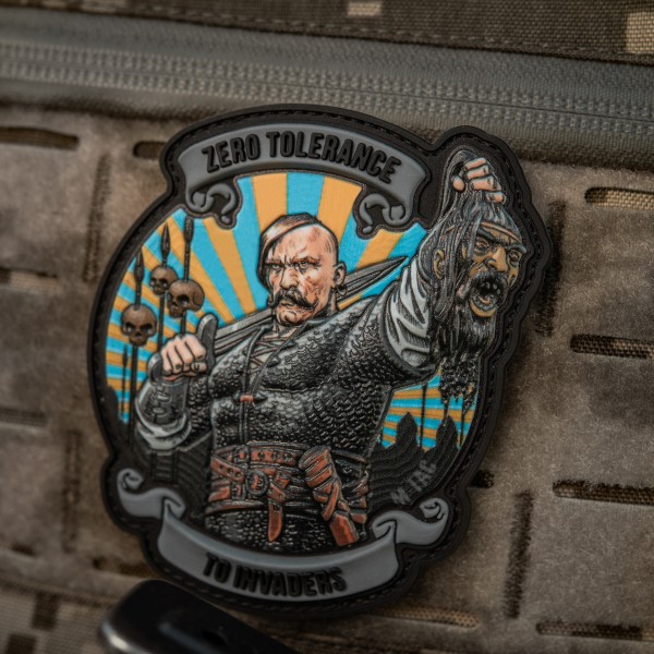 M-Tac нашивка Zero Tolerance PVC Grey - 51348042