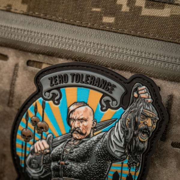 M-Tac нашивка Zero Tolerance PVC Grey - 51348042