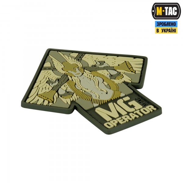 M-Tac нашивка MG Operator PVC olive - 51348201 M-Tac нашивка MG Operator PVC olive - 51348201