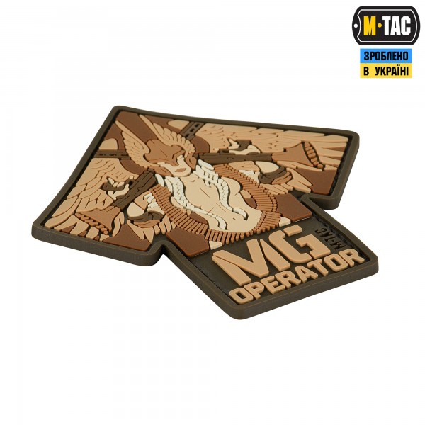 M-Tac нашивка MG Operator PVC coyote - 51348205