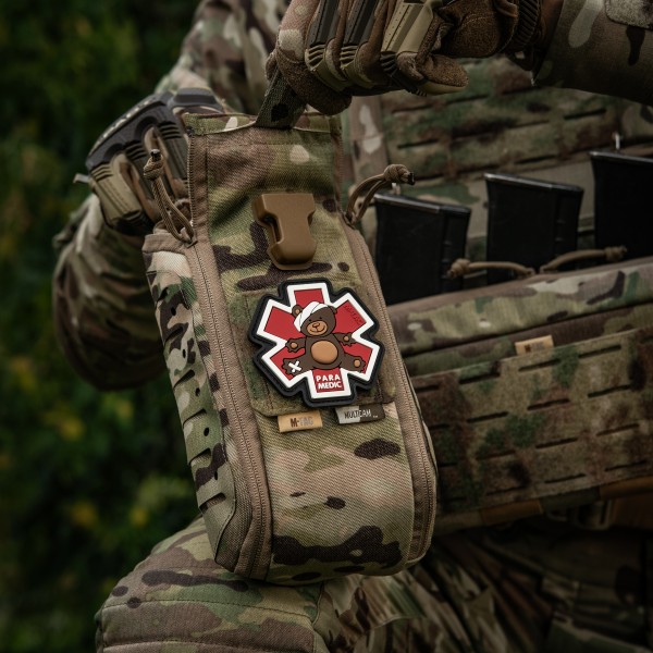 M-Tac нашивка Paramedic Медвідь (PVC) Bronze/Black - 51348341
