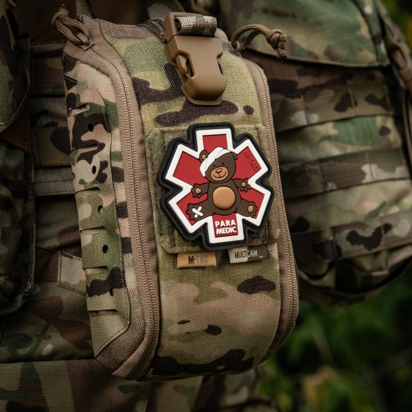 M-Tac нашивка Paramedic Медвідь (PVC) Bronze/Black - 51348341