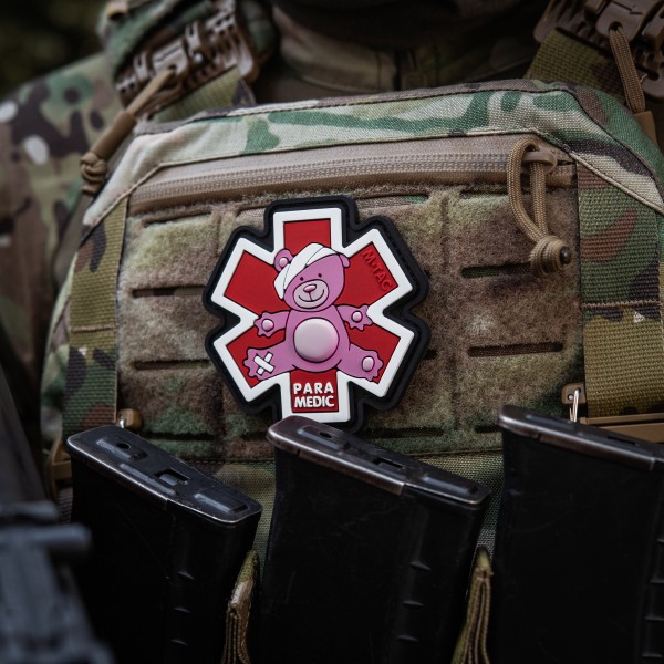 M-Tac нашивка Paramedic Медвідь (PVC) Pink/Black - 51348343