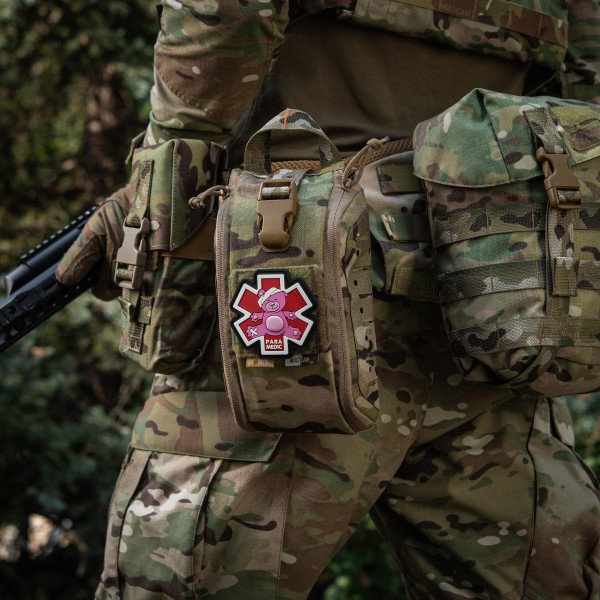 M-Tac нашивка Paramedic Медвідь (PVC) Pink/Black - 51348343