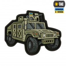 M-Tac нашивка HMMWV (PVC) olive