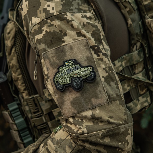 M-Tac нашивка HMWWV (PVC) olive - 51348350 M-Tac нашивка HMWWV (PVC) olive - 51348350