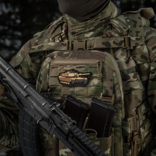 M-Tac нашивка ABRAMS (PVC) coyote - 51348357