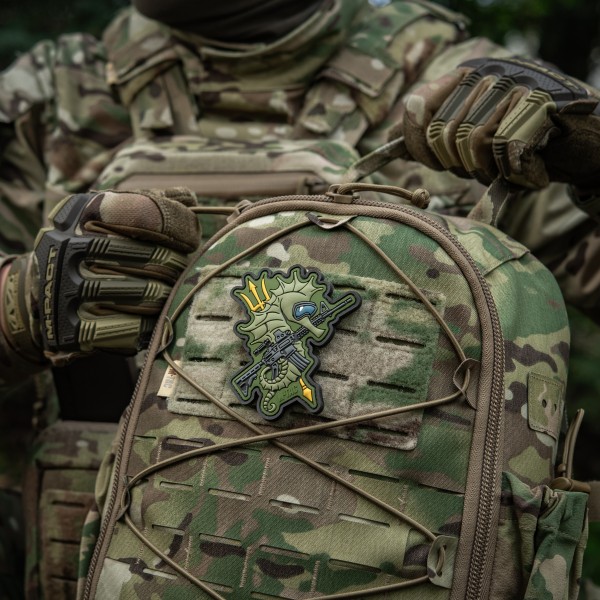 M-Tac нашивка Морський коник (PVC) олива - 51348371 M-Tac нашивка Морський коник (PVC) олива - 51348371