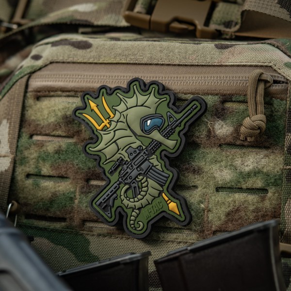 M-Tac нашивка Морський коник (PVC) олива - 51348371 M-Tac нашивка Морський коник (PVC) олива - 51348371