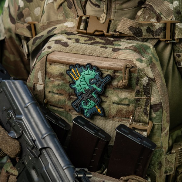 M-Tac нашивка Морской Конек (PVC) blue - 51348374