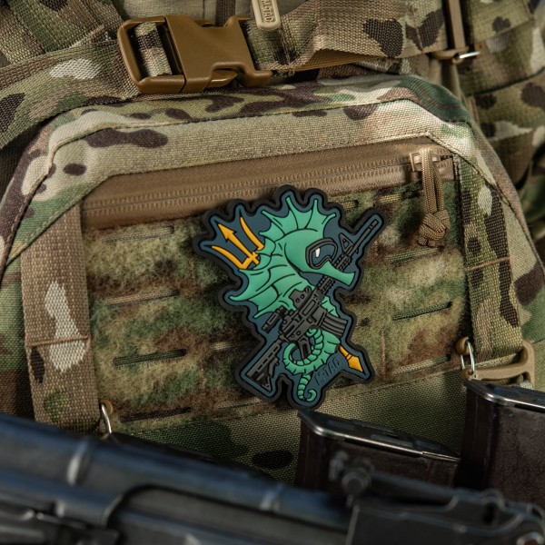 M-Tac нашивка Морской Конек (PVC) blue - 51348374