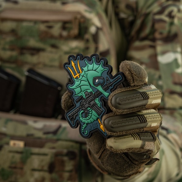 M-Tac нашивка Морской Конек (PVC) blue - 51348374