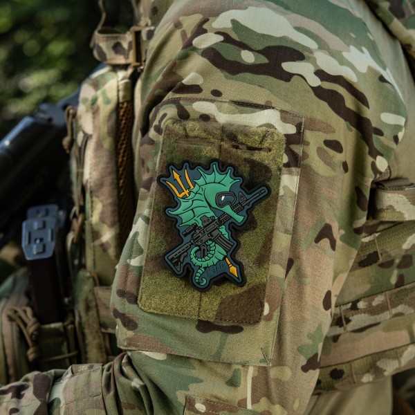 M-Tac нашивка Морской Конек (PVC) blue - 51348374