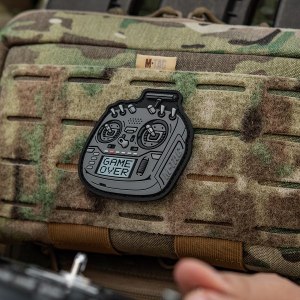 M-Tac нашивка пульт FPV сірий (PVC) - 51348395 M-Tac нашивка пульт FPV сірий (PVC) - 51348395