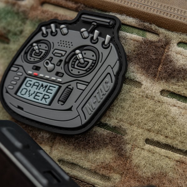 M-Tac нашивка пульт FPV сірий (PVC) - 51348395 M-Tac нашивка пульт FPV сірий (PVC) - 51348395