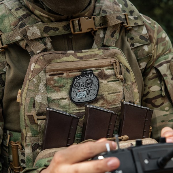 M-Tac нашивка пульт FPV сірий (PVC) - 51348395 M-Tac нашивка пульт FPV сірий (PVC) - 51348395