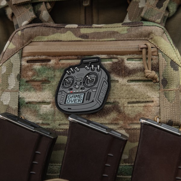 M-Tac нашивка пульт FPV сірий (PVC) - 51348395 M-Tac нашивка пульт FPV сірий (PVC) - 51348395