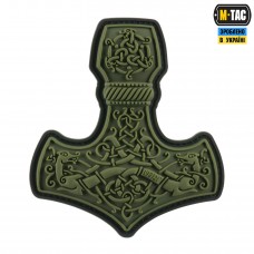 M-Tac нашивка Mjölnir Large PVC Olive