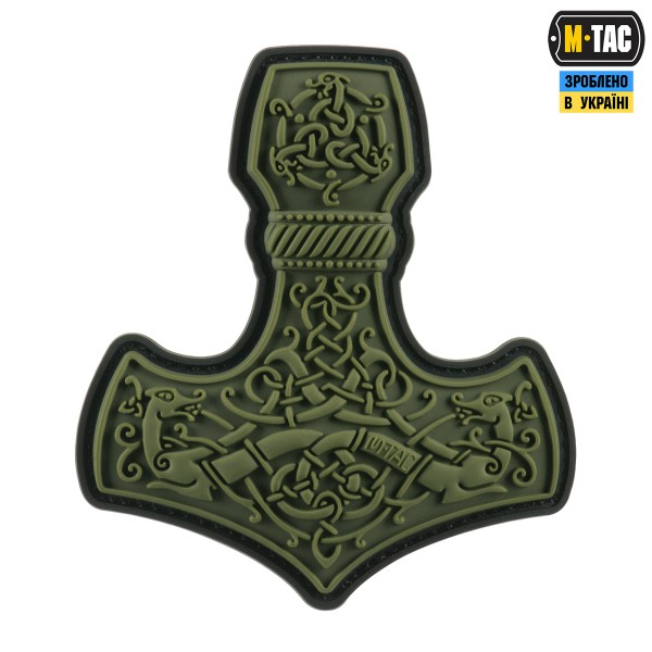 M-Tac нашивка Mjölnir Large PVC Olive - 51348501