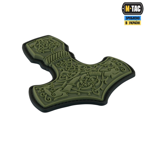 M-Tac нашивка Mjölnir Large PVC Olive - 51348501