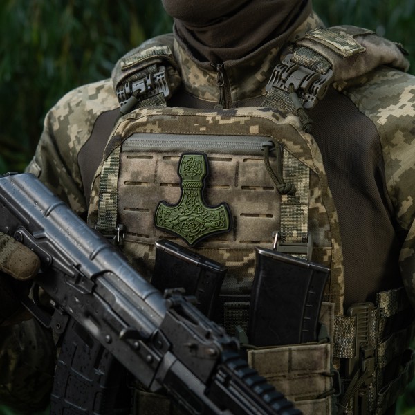 M-Tac нашивка Mjölnir Large PVC Olive - 51348501
