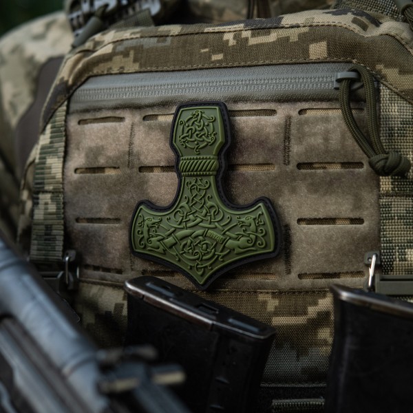 M-Tac нашивка Mjölnir Large PVC Olive - 51348501