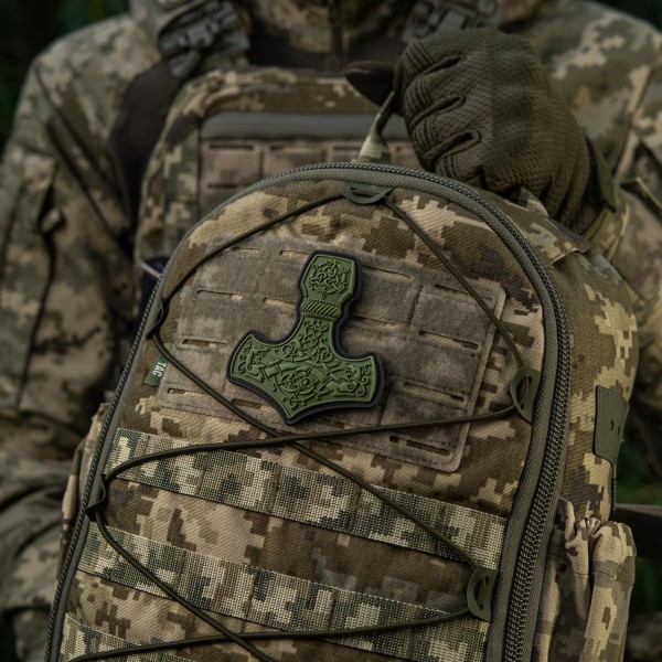 M-Tac нашивка Mjölnir Large PVC Olive - 51348501