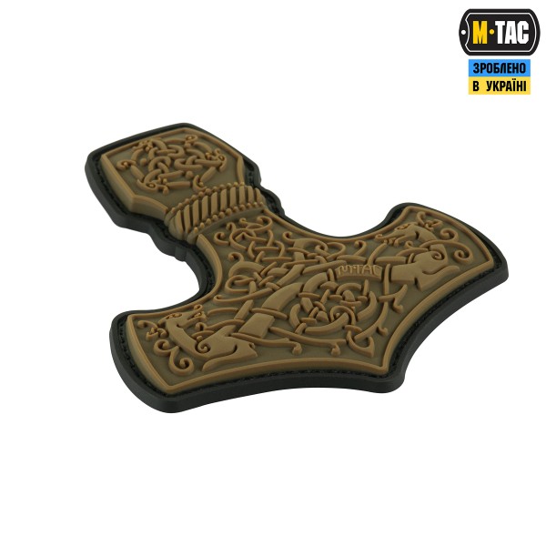 M-Tac нашивка Mjölnir Large PVC Coyote - 51348505 M-Tac нашивка Mjölnir Large PVC Coyote - 51348505