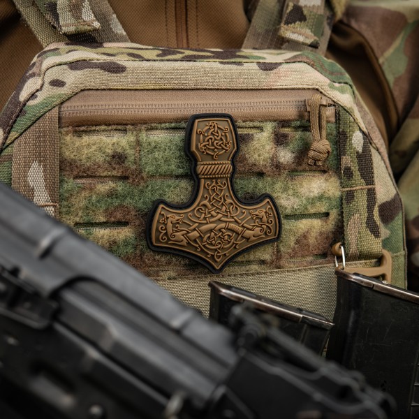 M-Tac нашивка Mjölnir Large PVC Coyote - 51348505 M-Tac нашивка Mjölnir Large PVC Coyote - 51348505