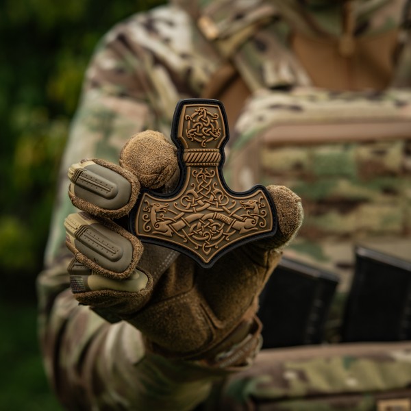 M-Tac нашивка Mjölnir Large PVC Coyote - 51348505 M-Tac нашивка Mjölnir Large PVC Coyote - 51348505