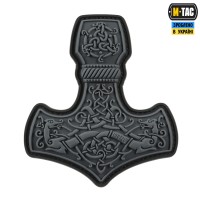 M-Tac нашивка Mjölnir Large PVC Grey