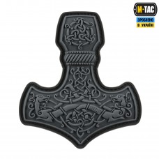 M-Tac нашивка Mjölnir Large PVC Grey